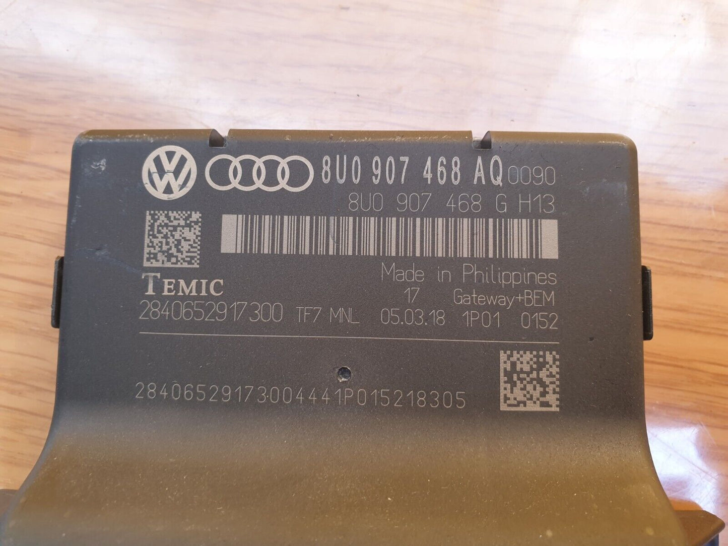 2018 AUDI A1 SPORT 1.4P DOOR ECU UNIT 8UO907468AQ + WARRANTY A087