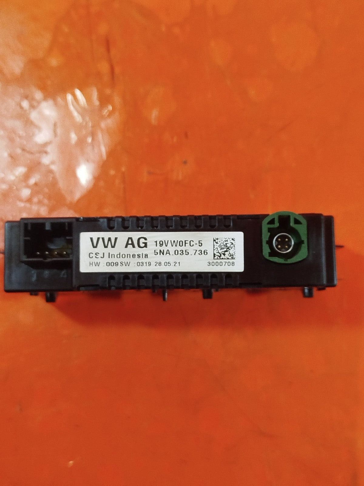 ✅VW GOLF R-LINE MK8 1.5 PETROL 2021 DOUBLE USB PORT SOCKET 5NA035736 A349 - Image 5