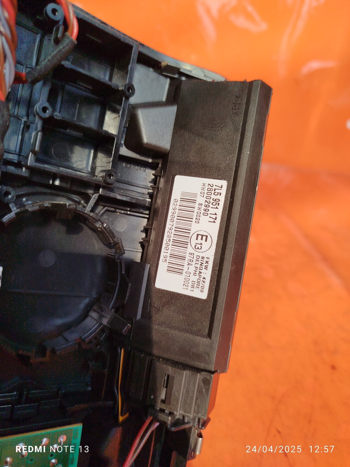 ✅2010 PORSCHE CAYENNE 9PA FRONT INTERIOR ROOF READING COURTESY LIGHT 7L5951171 - Image 12