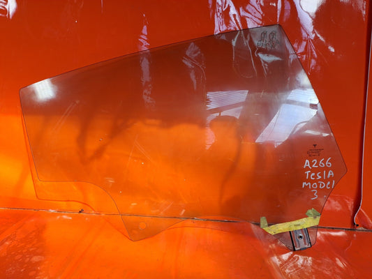 ✅TESLA MODEL 3 LONG RANGE 2020 REAR RIGHT DOOR WINDOW GLASS 43R-004529 Warranty - Image 1