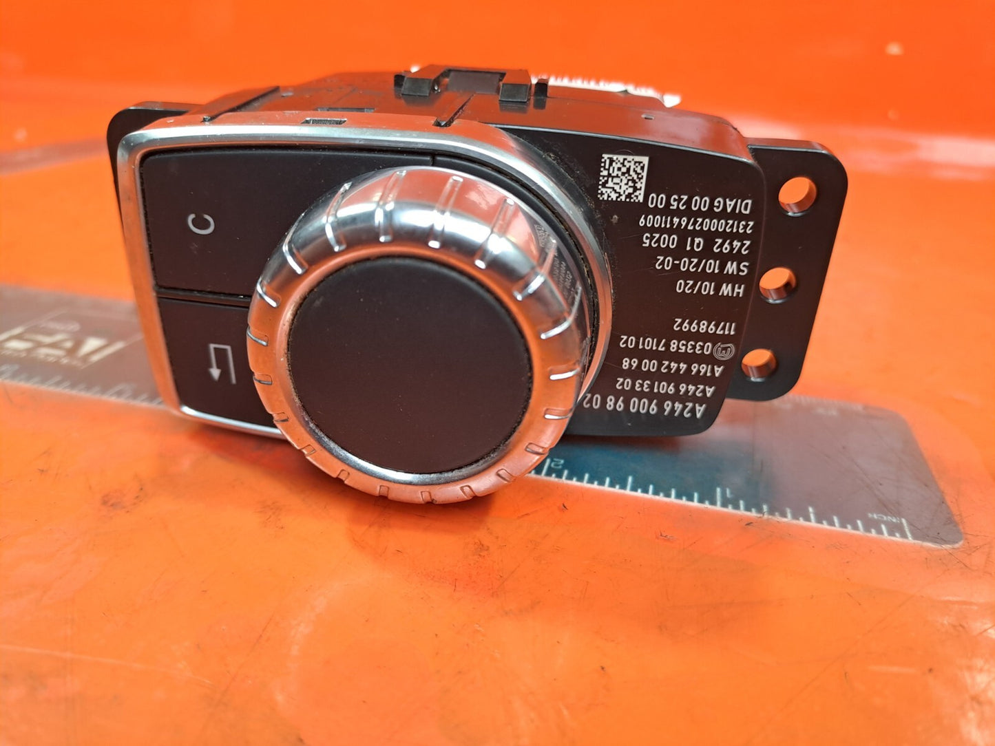 ✅MERCEDES W176 A180 1.6 PETROL 2012 MULTIMEDIA CONTROL SWITCH A2469009802 A213 - Image 3