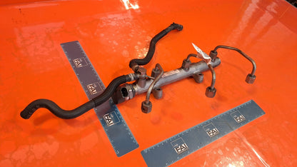 Audi Q7 S Line Tdi Quattro 2010 3.0 Diesel FUEL INJECTOR RAIL 059130090AH A224 - Image 3