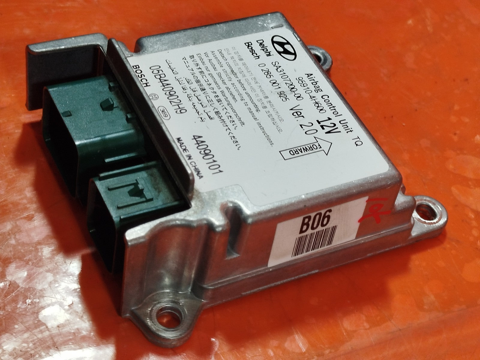 ✅2010 HYUNDAI I800 AIRBAG CONTROL MODULE ECU 95910-4H600 + WARRANTY A325 - Image 3