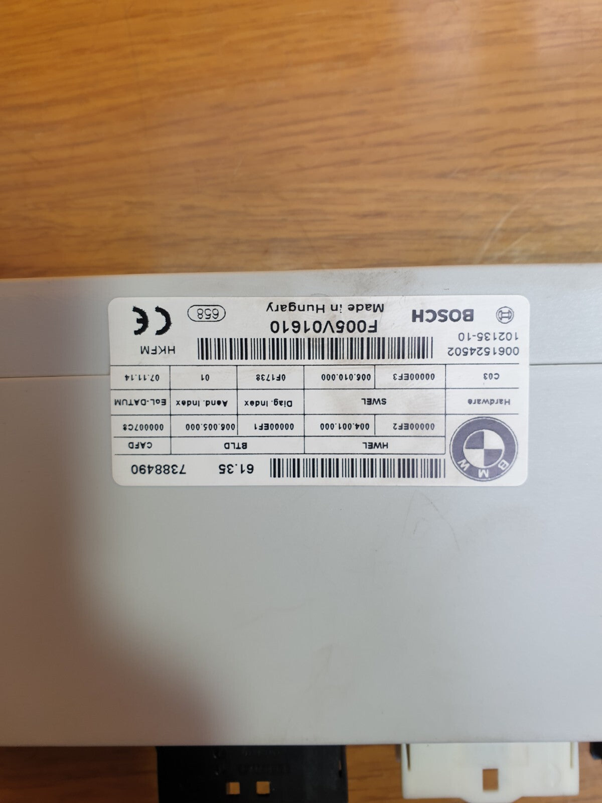 BMW F45 216D 1.5 DIESEL 2015 TAILGATE CONTROL MODULE 7388490 Warranty A143 - Image 3