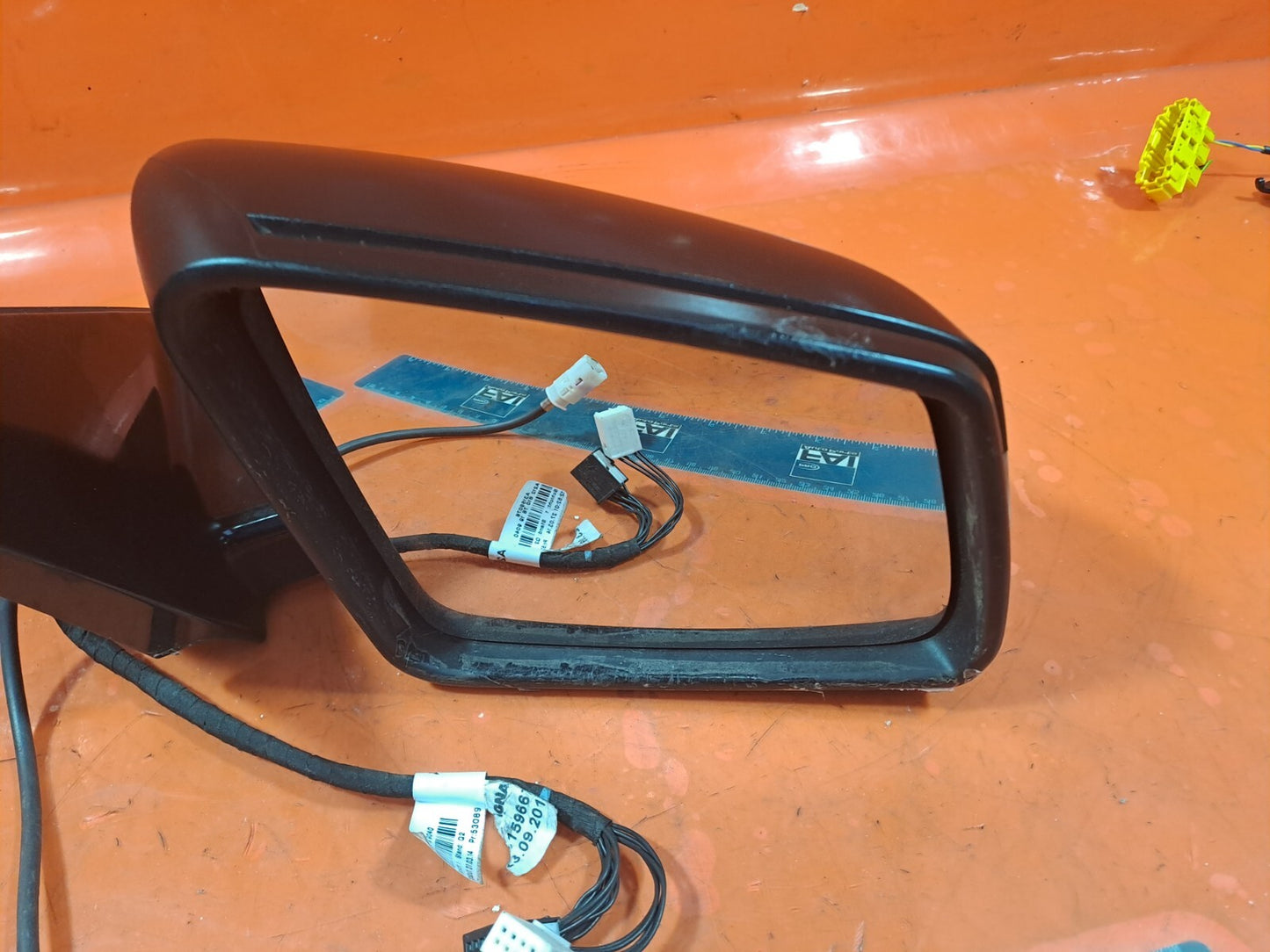 ✅2014 MERCEDES E CLASS W212 2.1D FRONT RIGHT WING MIRROR WITH CAMERA BLACK A115 - Image 2
