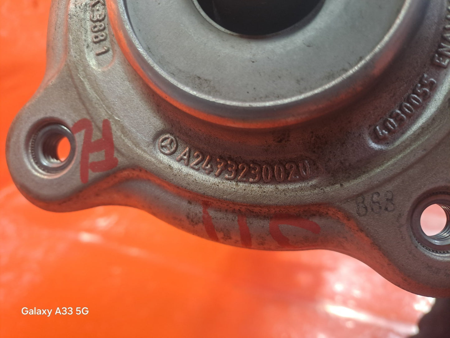 ✅MERCEDES A180 SPORT 1.3 PETROL 2025 FRONT LEFT SUSPENSION LEG HUB A1773208900 - Image 4