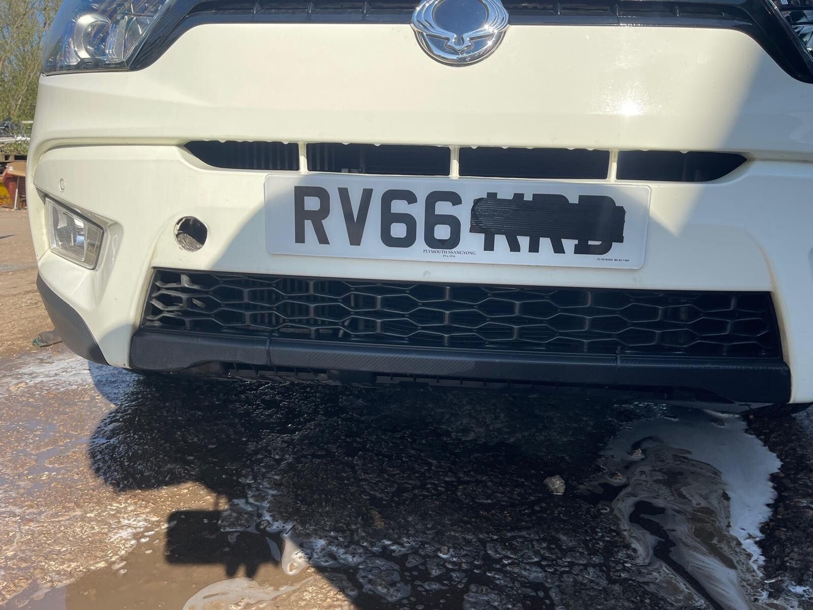 ✅SSANGYONG TIVOLI Elx 1.6 DIESEL 2016 FRONT BUMPER BARE WHITE Warranty A279 - Image 2