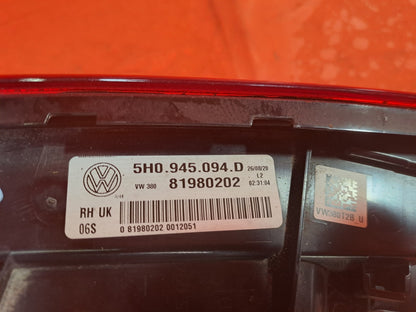 ✅VW GOLF R-LINE MK8 2.0 DIESEL 2020 REAR RIGHT INNER TAIL LIGHT 5H0945094D A346 - Image 6
