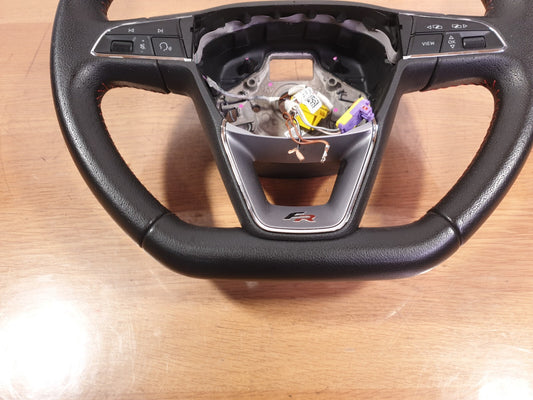 SEAT Arona Fr Tsi 1.0 Petrol 2019 MULTIFUNCTION STEERING WHEEL 575419091H A217 - Image 2