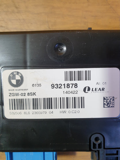 ✅2014 BMW 5 SERIES F11 4.4P GATEWAY CONTROL MODULE 9321878 + WARRANTY A153 - Image 7