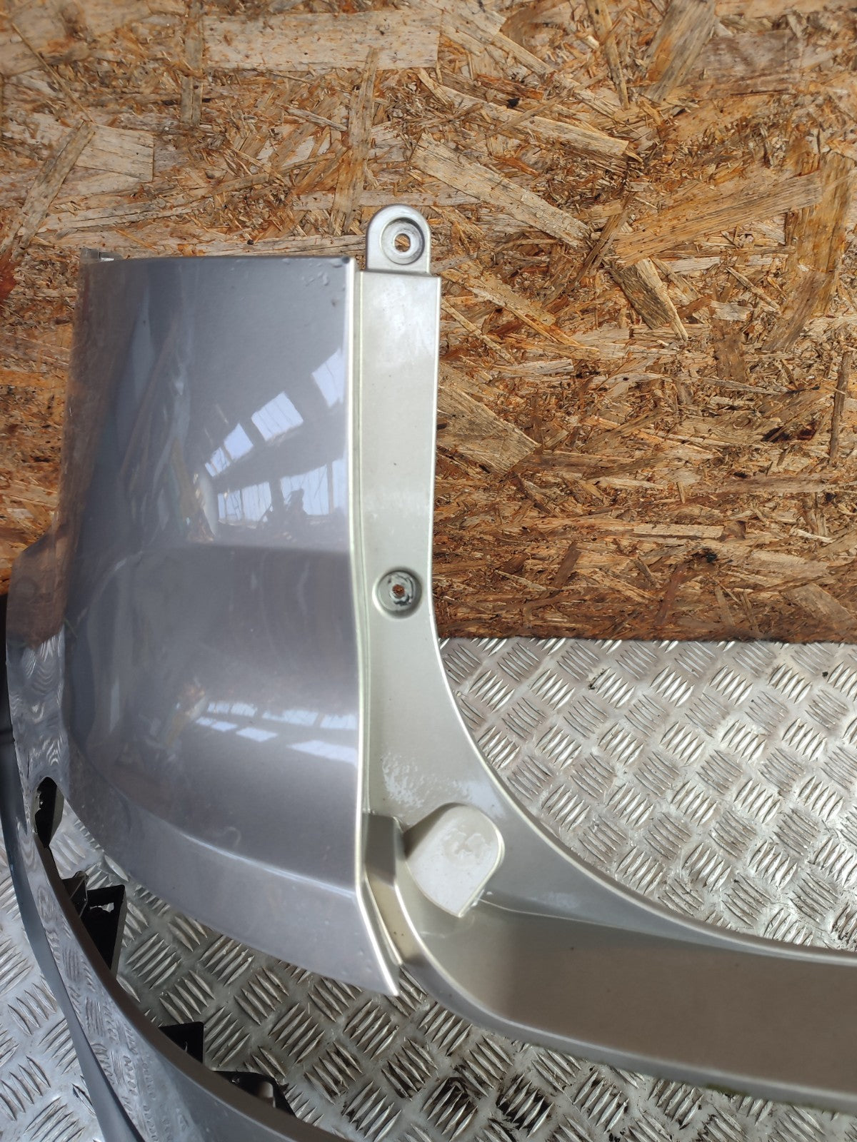 ✅2014 KIA SPORTAGE MK3 REAR BUMPER SILVER + WARRANTY A287 - Image 2