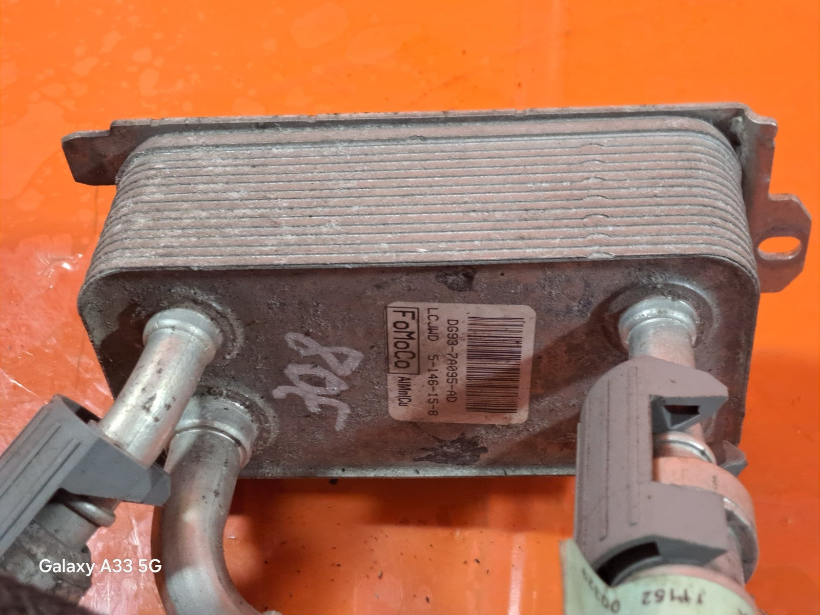 ✅FORD MONDEO TITANIUM 2.0 DIESEL 2015 GEARBOX OIL COOLER DG937A095AD A308 - Image 8
