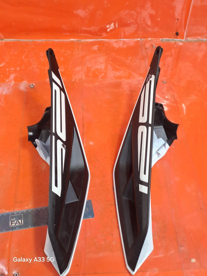 ✅KTM 125 Duke Petrol 2019 Seat Cowl Lower Trim Plastic Cover Pair JP181005 A135 - Image 11