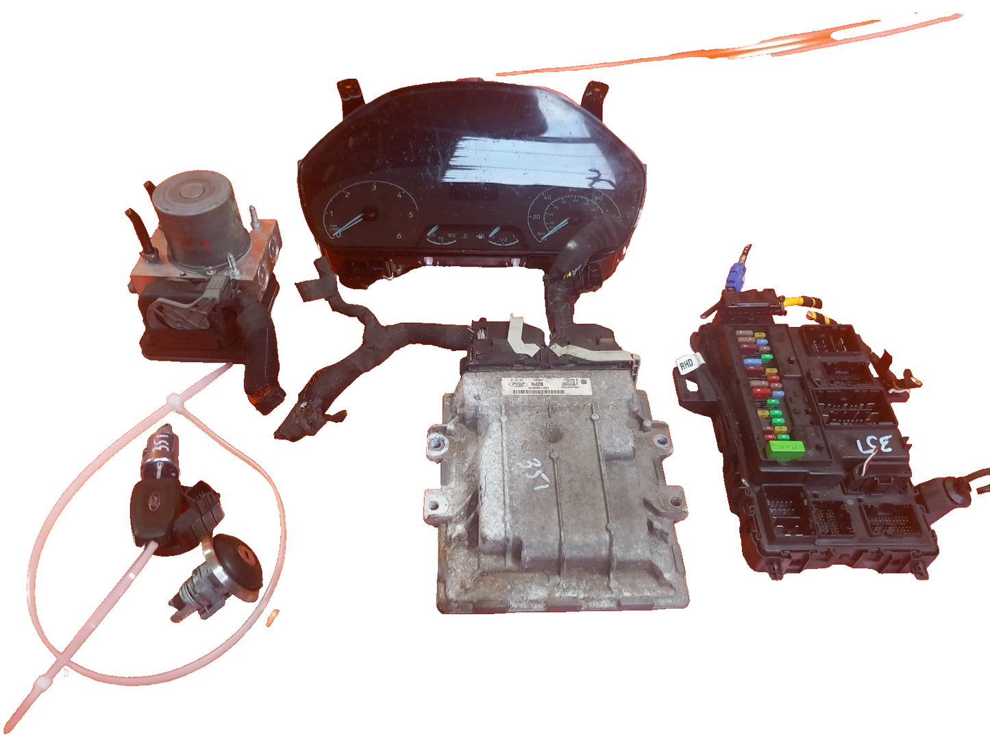 Ford Transit Custom 2.0 Diesel 2020 ECU Kit KK3T15604FAH KK2112A650FA KK212B373 - Image 1