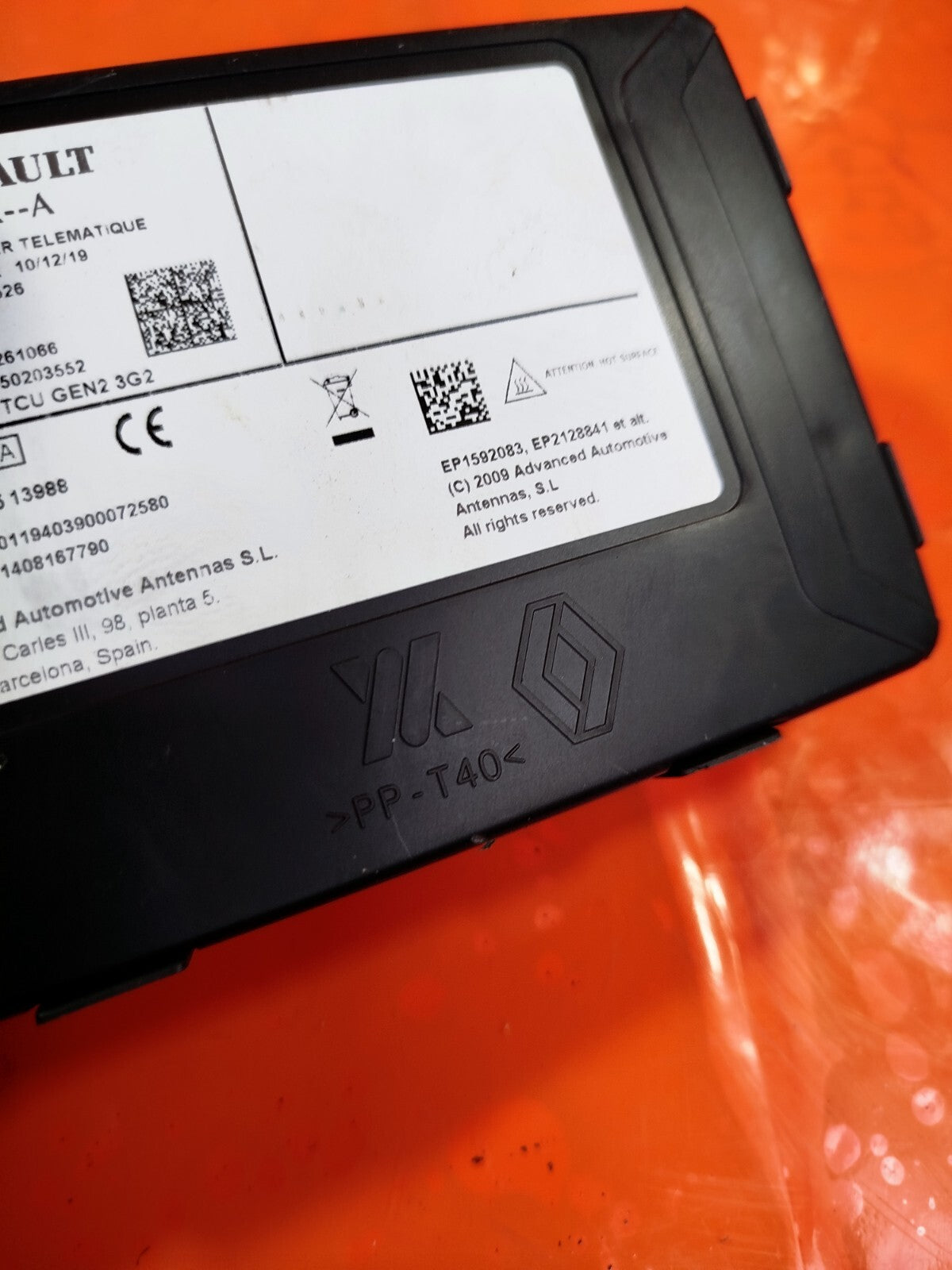 ✅SMART EQ FORFOUR 2020 TELEMATICS CONTROL MODULE 282752810R Warranty A263 - Image 7