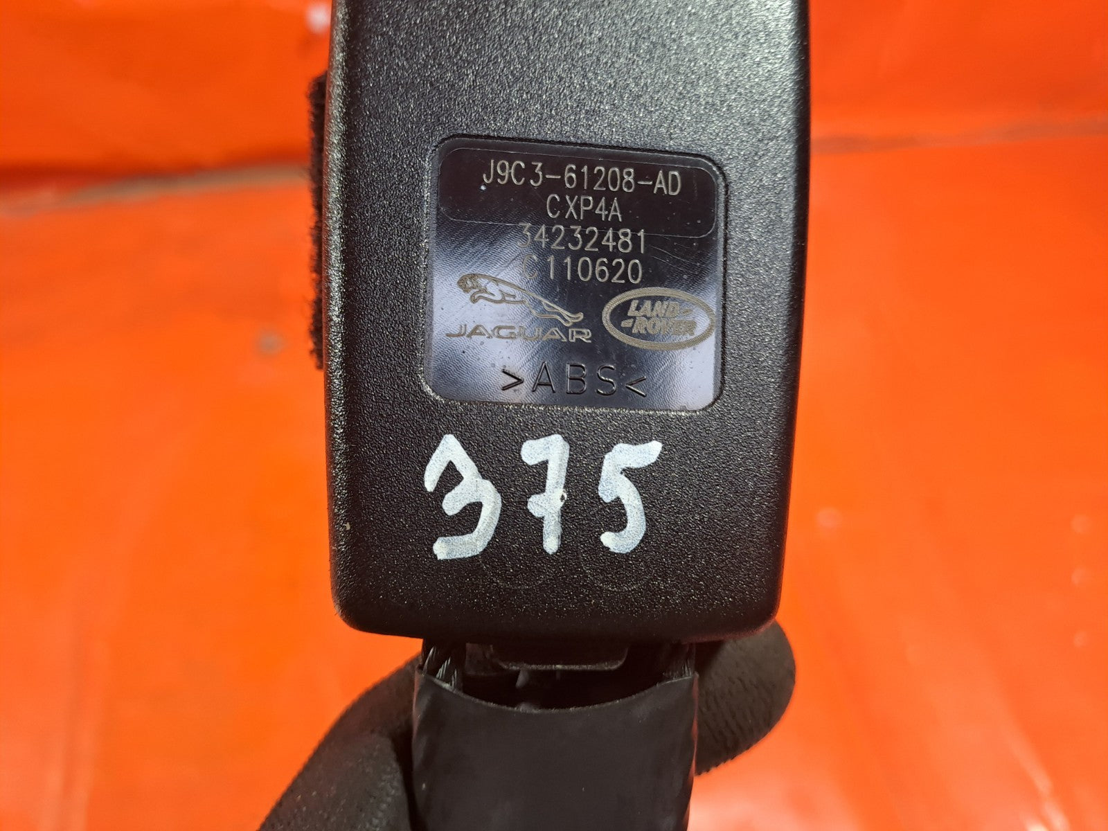 ✅2020 Jaguar I-Pace X590 Seat Belt Buckle Front Right J9C3-61208-AD A375 - Image 10