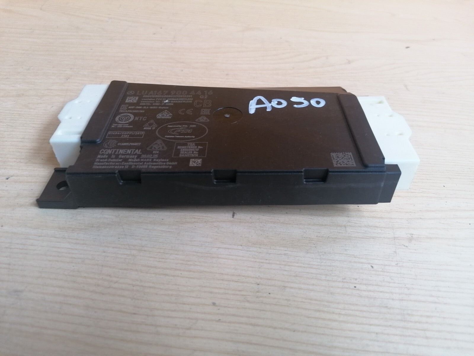 ✅2020 MERCEDES A CLASS W177 1.3P KEYLESS ENTRY MODULE A1679004416 A050 - Image 2
