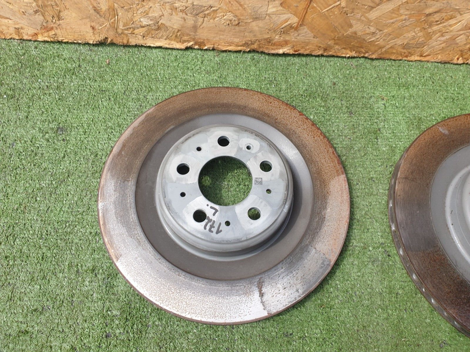 ✅2022 TESLA MODEL Y REAR LEFT & RIGHT BRAKE DISK PAIR + WARRANTY A172 - Image 2