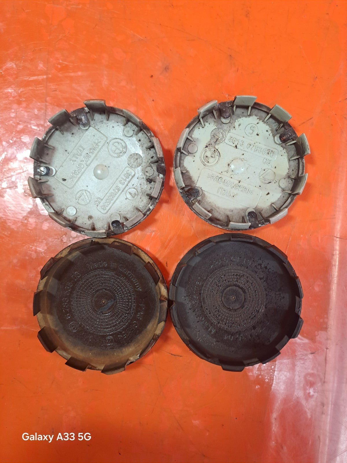 ✅BMW E87 E90 F20 F30 X1 X3 X4 X5 X6 Z4 ALLOY WHEEL CENTRE CAPS 4x 6783536 xAA - Image 5