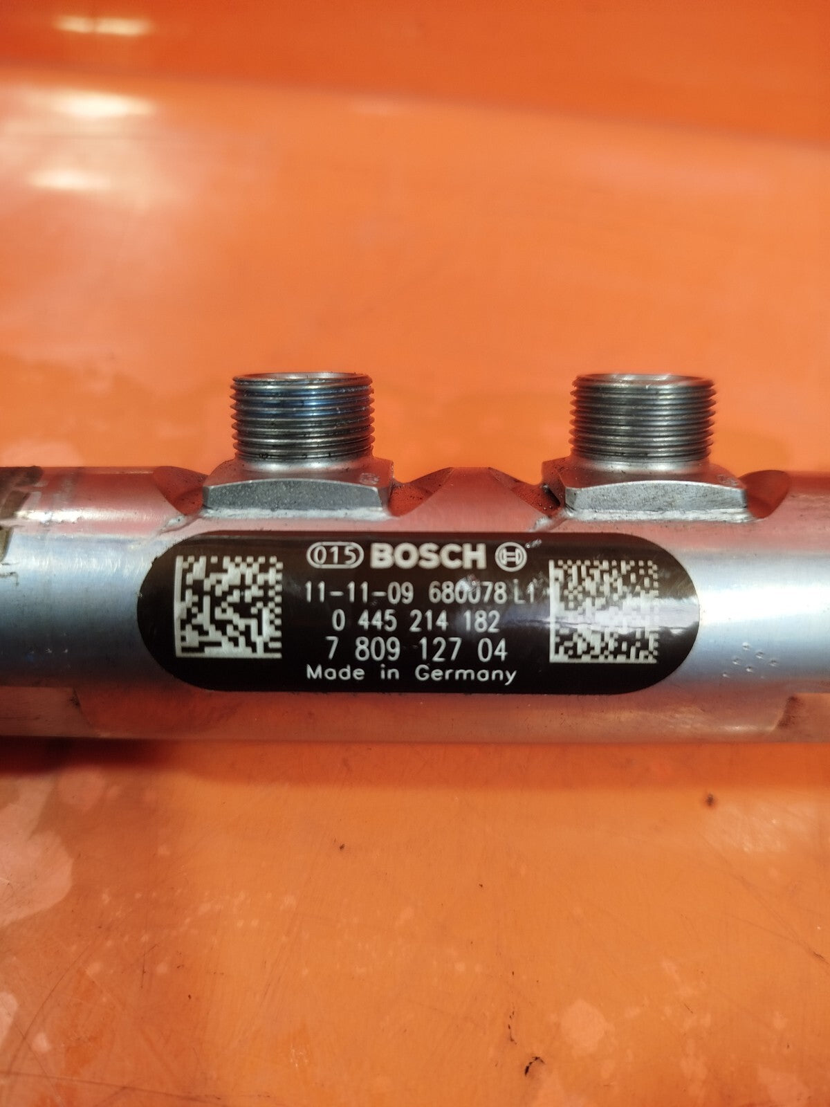 ✅BMW F20 116D 2.0 DIESEL 2011 FUEL INJECTOR RAIL 7809127 Warranty A236 - Image 6