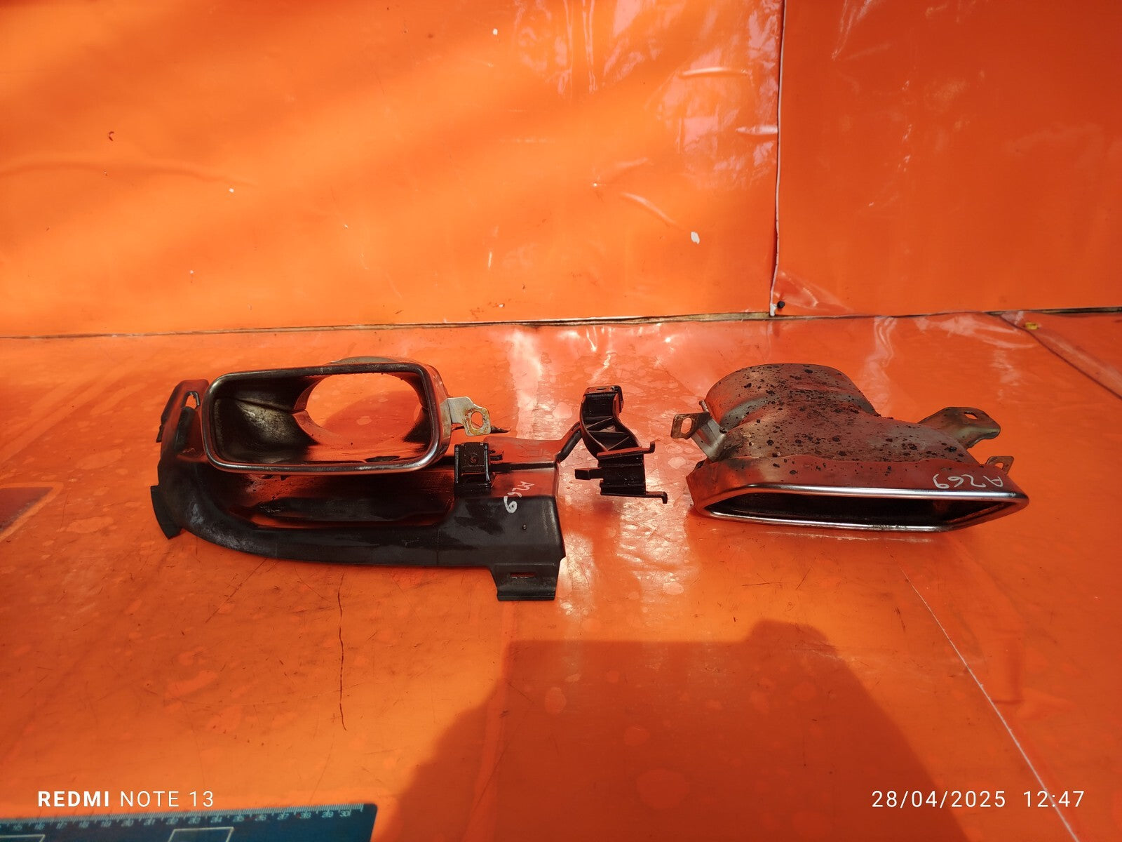 ✅MERCEDES E250 W212 2.1 DIESEL 2011 REAR SIDE EXHAUST MUFFLER TIP PAIR A269 - Image 2