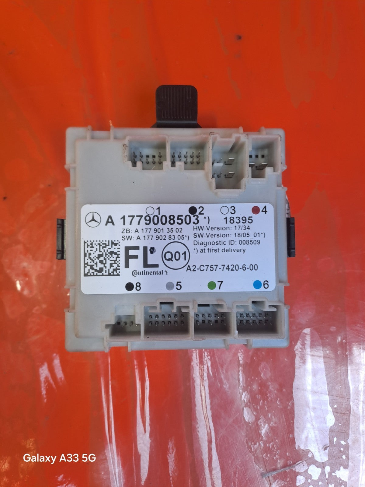 ✅MERCEDES A180D SPORT W177 1.5 DIESEL 2018 FRONT LEFT DOOR CONTROL MODULE A297 - Image 2