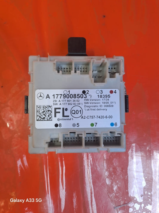 ✅MERCEDES A180D SPORT W177 1.5 DIESEL 2018 FRONT LEFT DOOR CONTROL MODULE A297 - Image 2