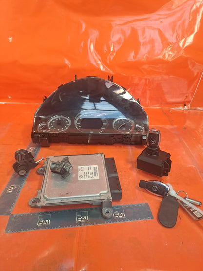 ✅2009 MERCEDES E CLASS W212 ENGINE ECU KIT A6519005301 + WARRANTY A314 - Image 1