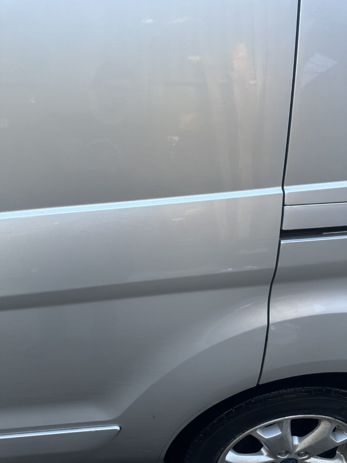 ✅2017 FORD TRANSIT CONNECT LEFT SIDE SLIDING BARE DOOR SILVER + WARRANTY A369 - Image 5