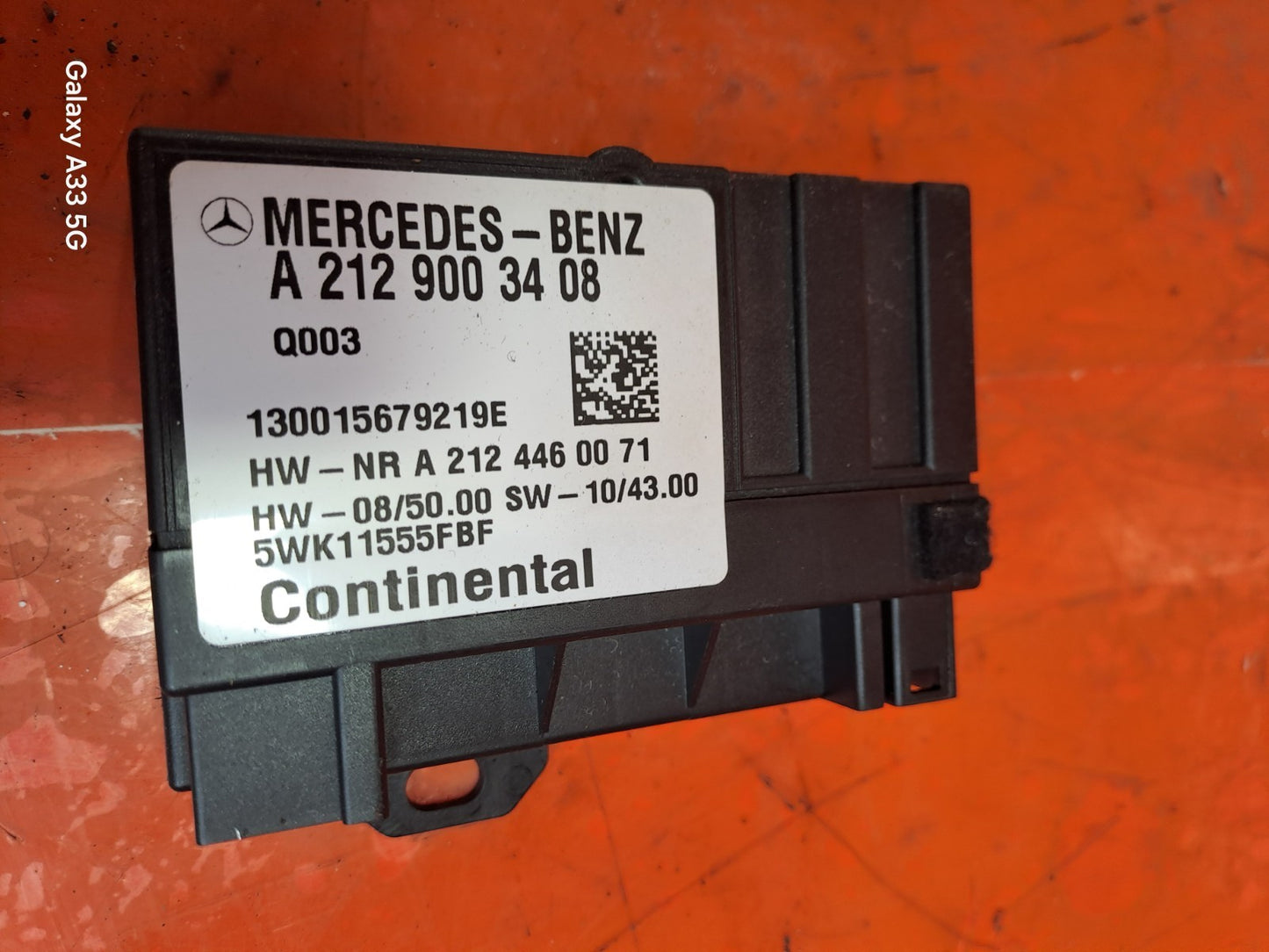 ✅2013 MERCEDES E CLASS W212 FUEL PUMP CONTROL MODULE A2129003408 + WARRANTY A271 - Image 7