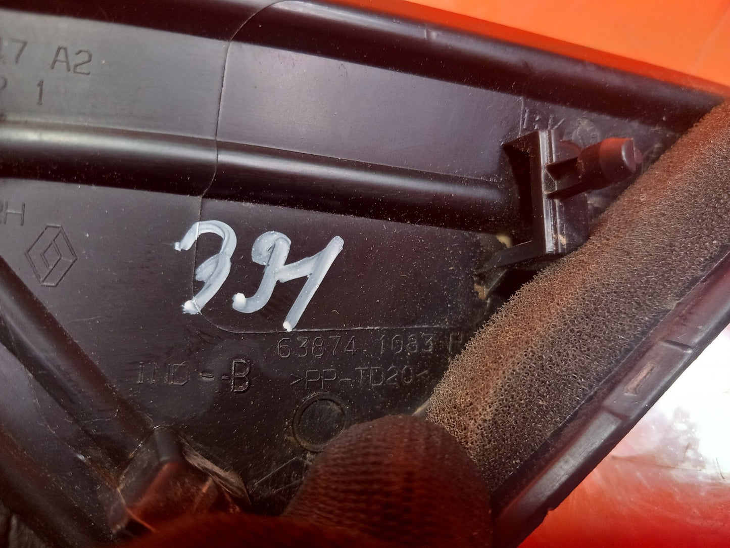 Dacia Jogger 1.0 Petrol 2024 Front Right Wing Trim Cover Panel 638741083R A391 - Image 12