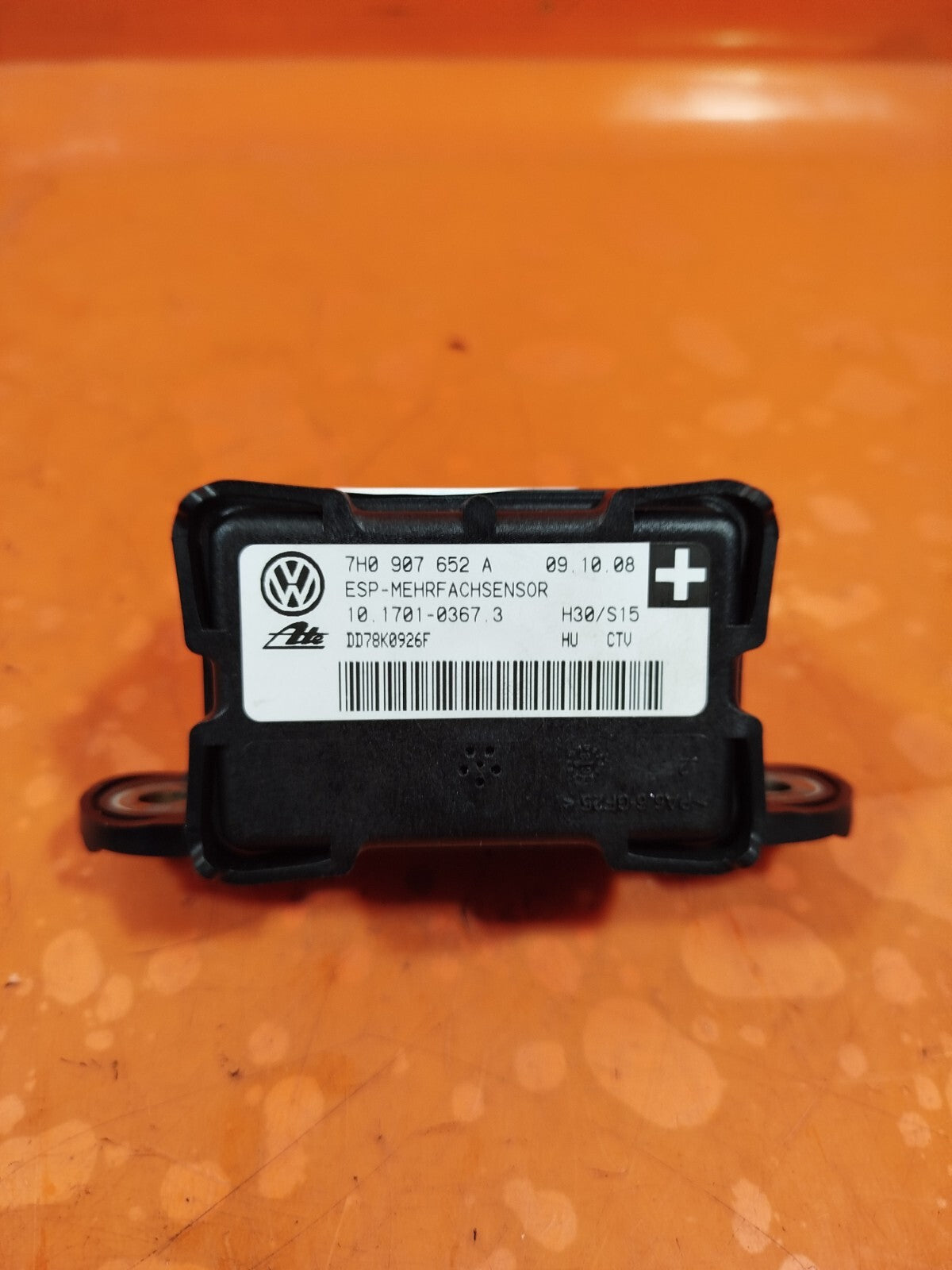 ✅AUDI Q7 S LINE QUATTRO 3.0 DIESEL 2009 YAW RATE SPEED SENSOR 7H0907652A A245 - Image 2