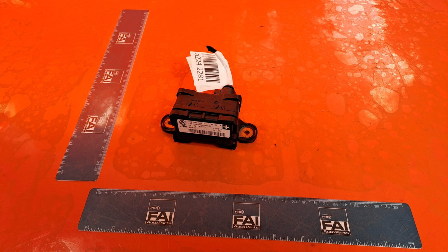 2010 AUDI Q7 S-LINE 3.0D YAW RATE SENSOR 7H0907652A + WARRANTY A224 - Image 1