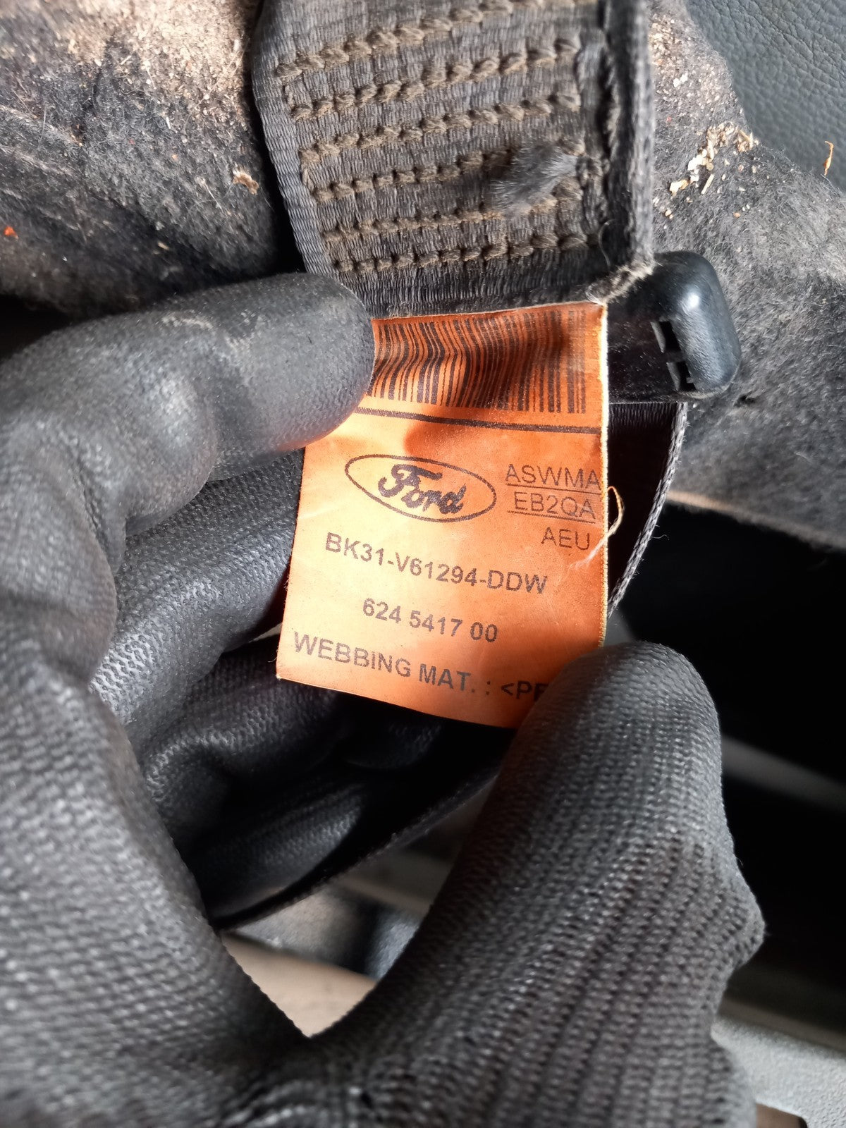 2019 Ford Transit 310 Front Left Passenger Seat Belt BK31-V61294-DDW A424 - Image 5