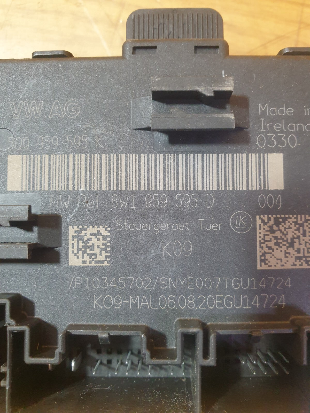 ✅2020 AUDI Q3 S LINE 1.5P REAR DOOR CONTROL MODULE ECU 5Q0959595K +WARRANTY A198 - Image 5
