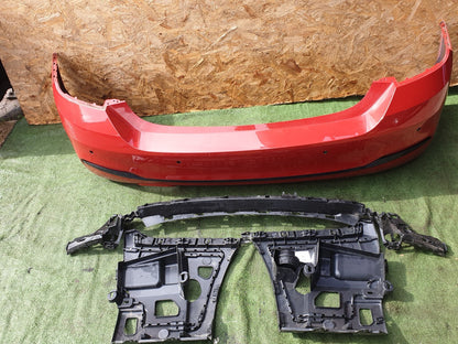 BMW 4 SERIES F33 420D SPORT 2.0 DIESEL 2018 REAR BUMPER RED & BRACKET SET A165 - Image 2