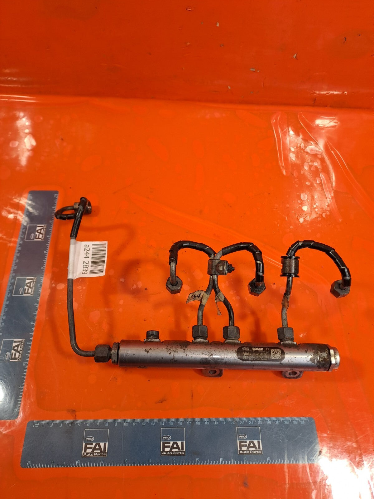 ✅2010 LAND ROVER DISCOVERY 4 L319 FUEL INJECTOR RAIL 9X2Q-9D280-FA + WARRANTY - Image 6
