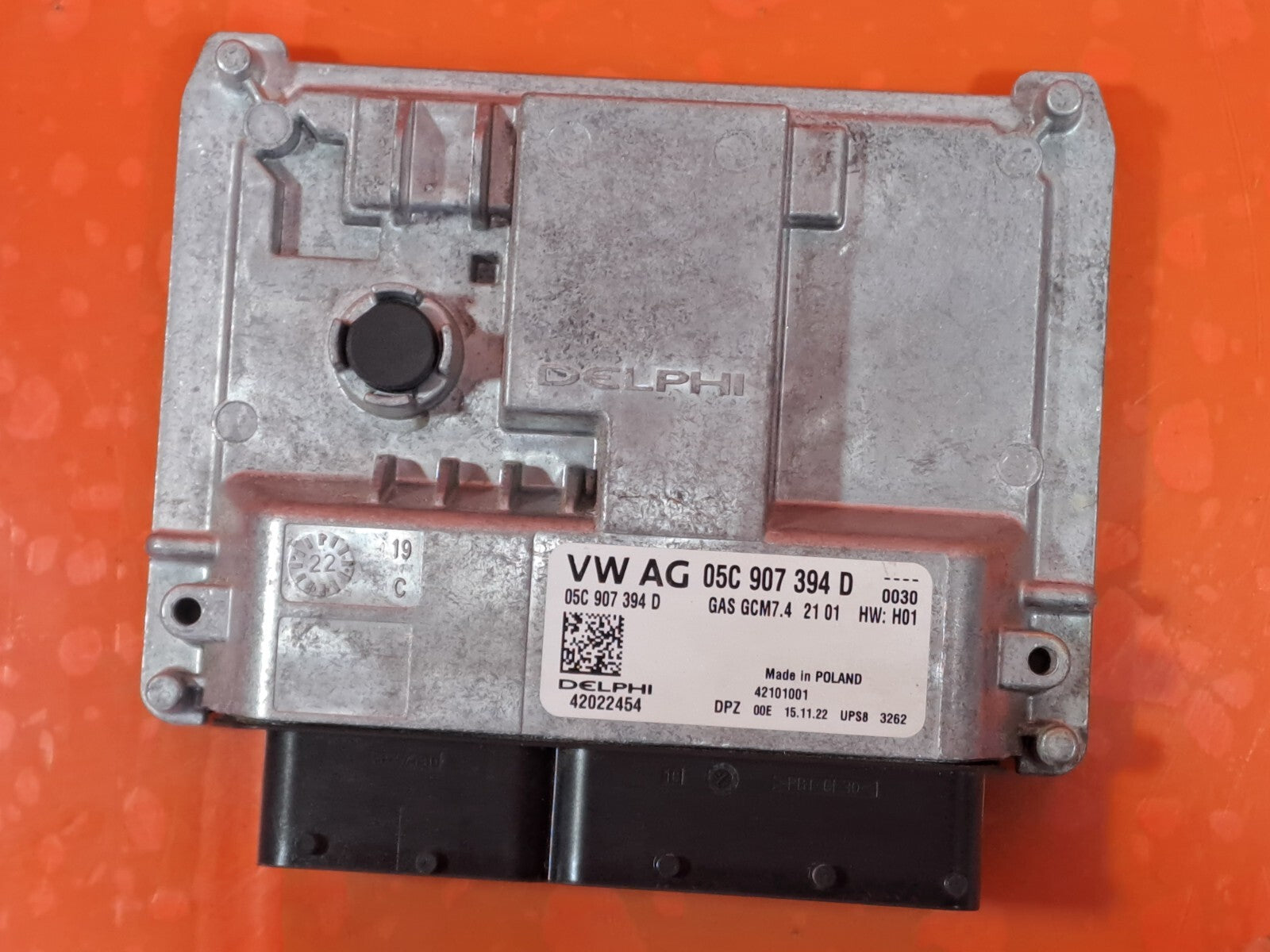 VW TAIGO LIFE 1.0 PETROL 2023 ENGINE CONTROL MODULE 05C907394D Warranty A219 - Image 1