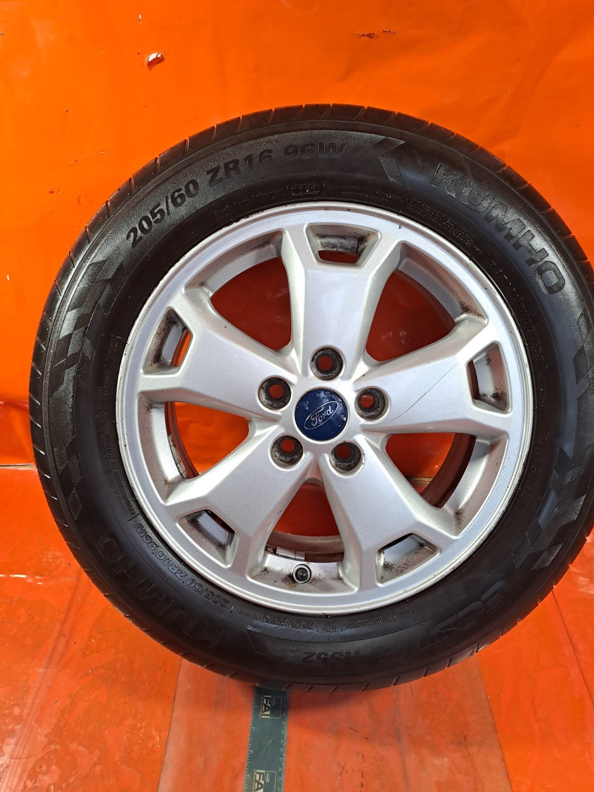 ✅2015 FORD TRANSIT CONNECT V408 ALLOY WHEEL WITH TYRE 205/60 R16 DT11-AC A355 - Image 2