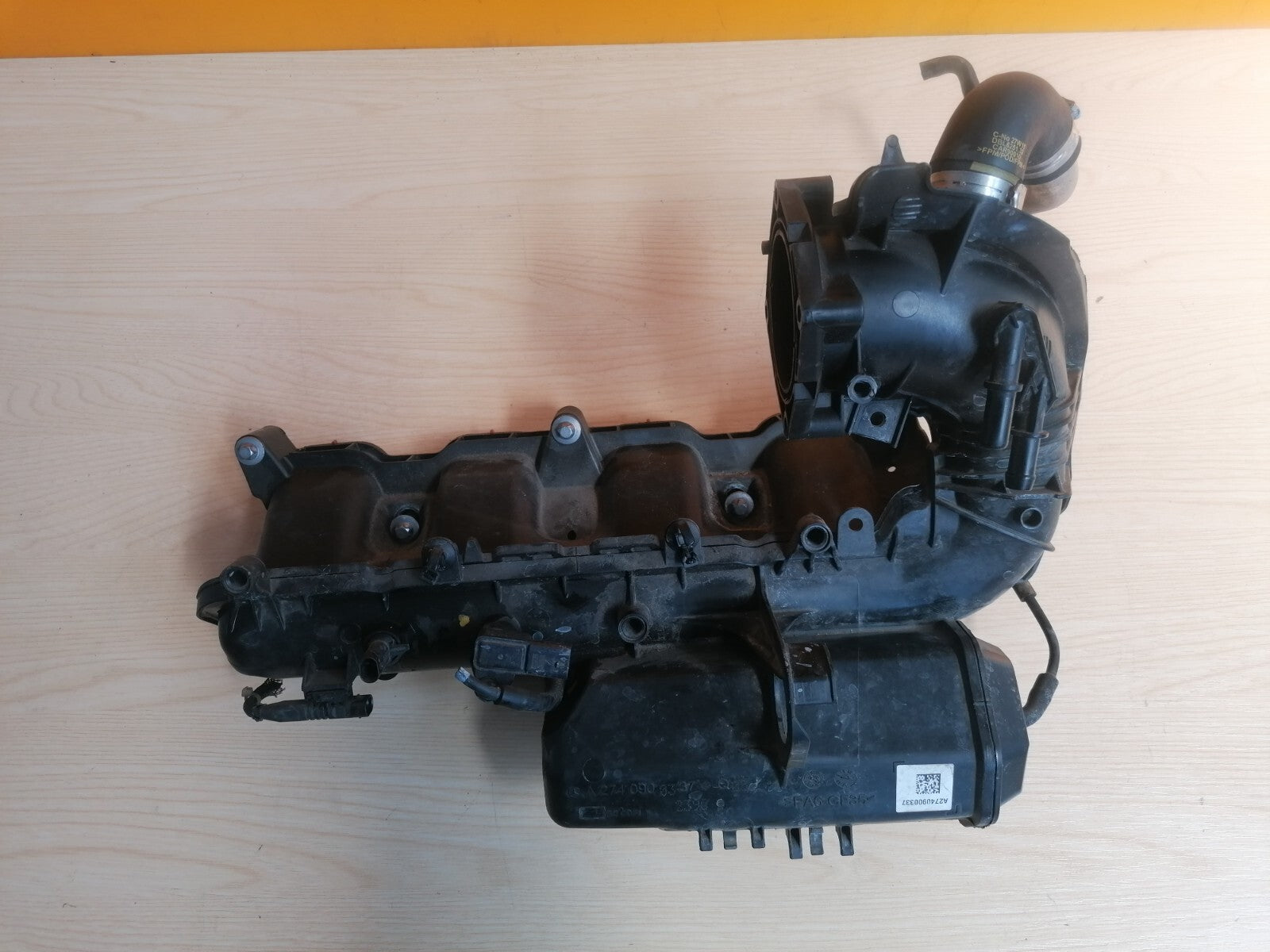 MERCEDES C200 W205 AMG LINE 2.0 PETROL 2015 AIR INTAKE MANIFOLD A2740900337 A048 - Image 2