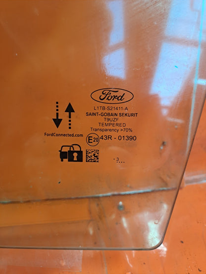 ✅2023 FORD PUMA TITANIUM FRONT LEFT DOOR GLASS L1TB-S21411-A + WARRANTY A328 - Image 7