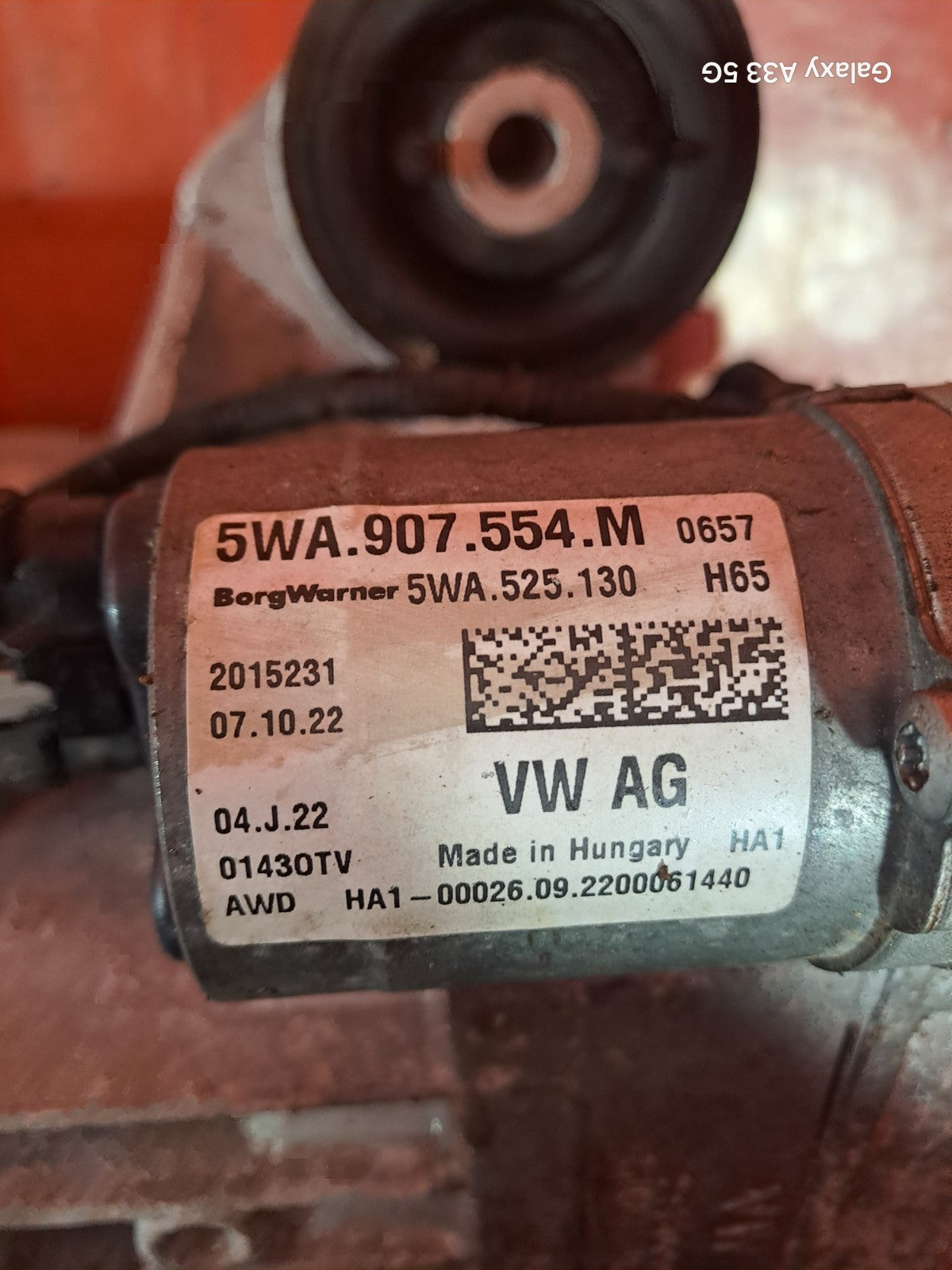 ✅CUPRA FORMENTOR 2.0 PETROL 2023 AUTO REAR DIFFERENTIAL 5WA907554M Warranty A336 - Image 11