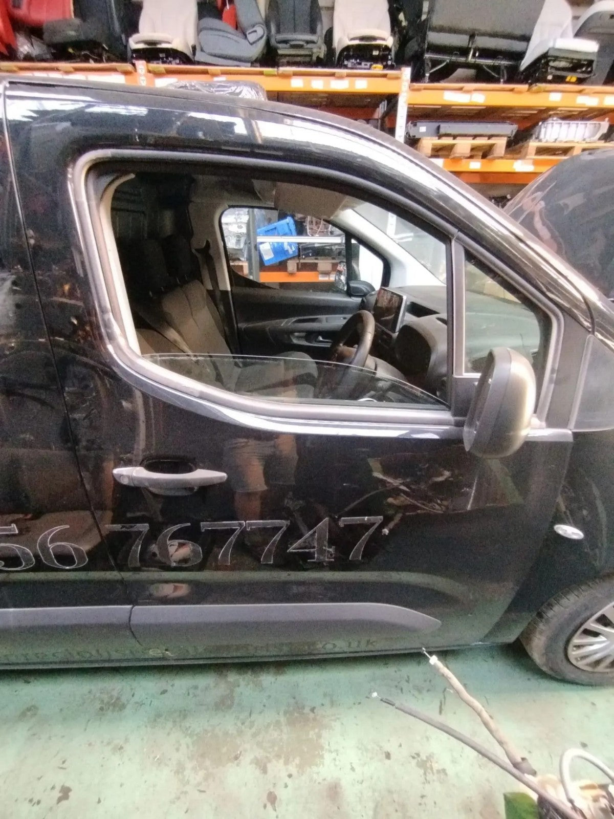Citroen Berlingo MK3 1.5 Diesel 2021 Front Right Door Bare Black Warranty A415 - Image 1