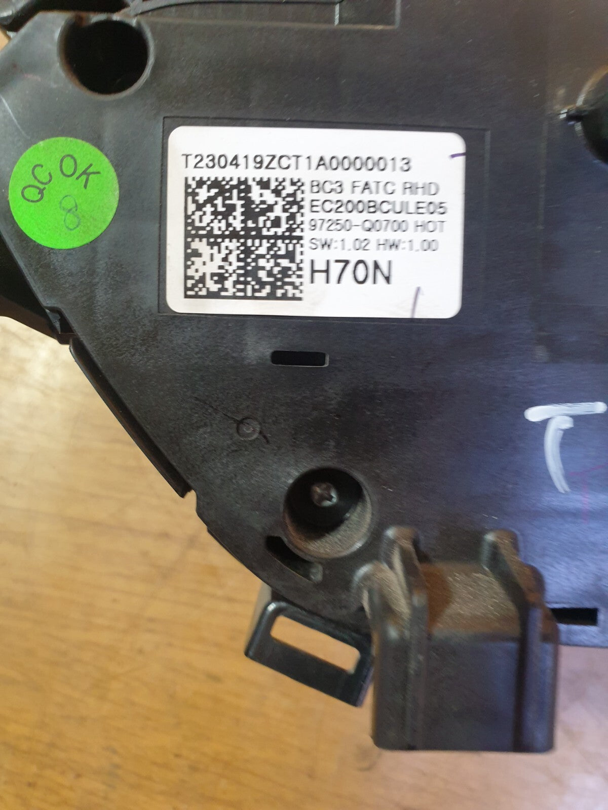 ✅2023 HYUNDAI I20 MK3 N LINE 1.0P CLIMATE CONTROL SWITCH PANEL 97250-Q0700 A189 - Image 12