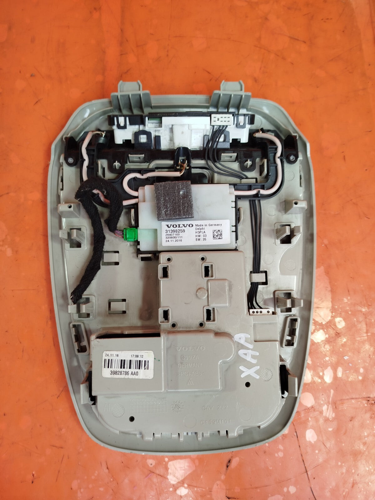 ✅2016 VOLVO V40 FRONT ROOF READING COURTESY LIGHT 31398259 + WARRANTY xAA - Image 8