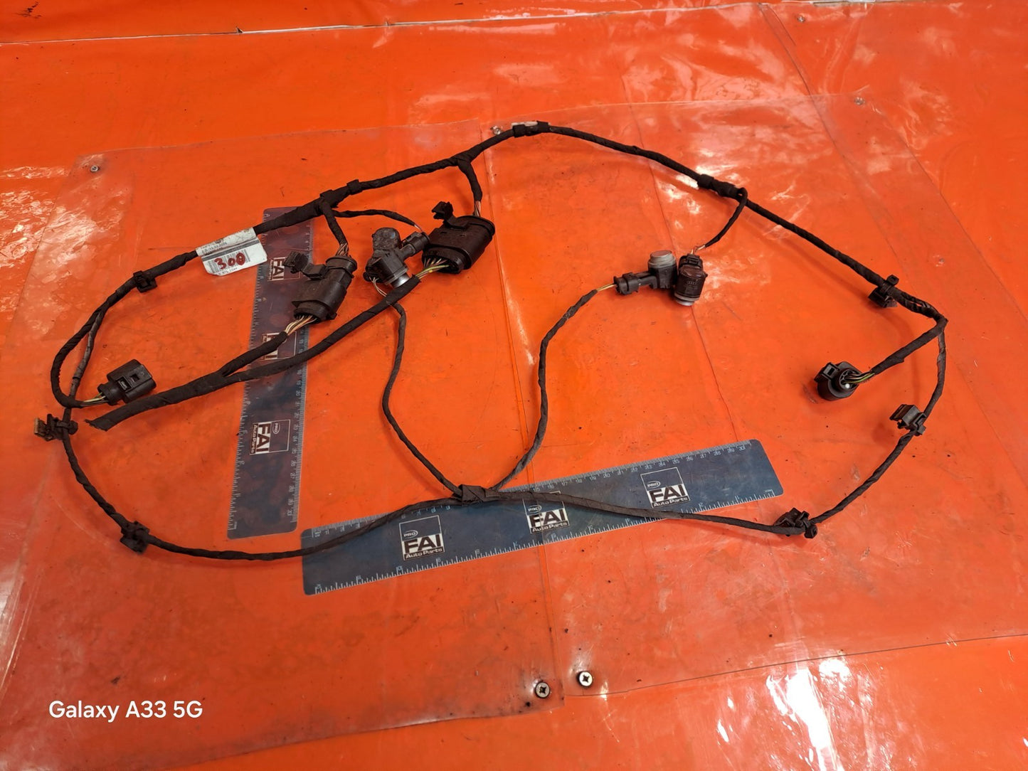 ✅2009 AUDI Q7 4L REAR BUMPER PARKING SENSOR WIRING LOOM 4L0971104 +WARRANTY A300 - Image 8