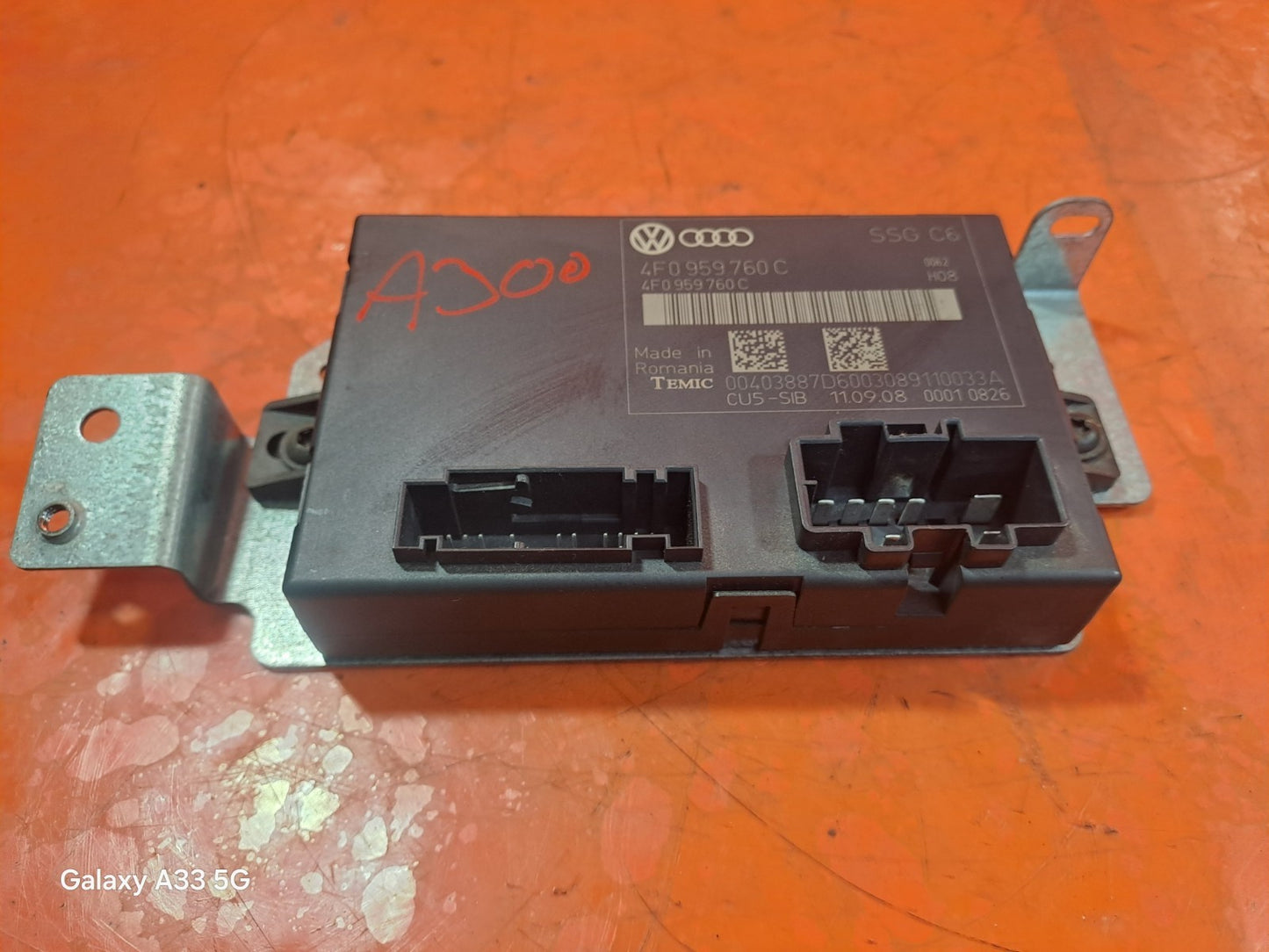 ✅AUDI Q7 S LINE 3.0 DIESEL 2009 SEAT MEMORY CONTROL MODULE ECU 4F0959760C A300 - Image 4