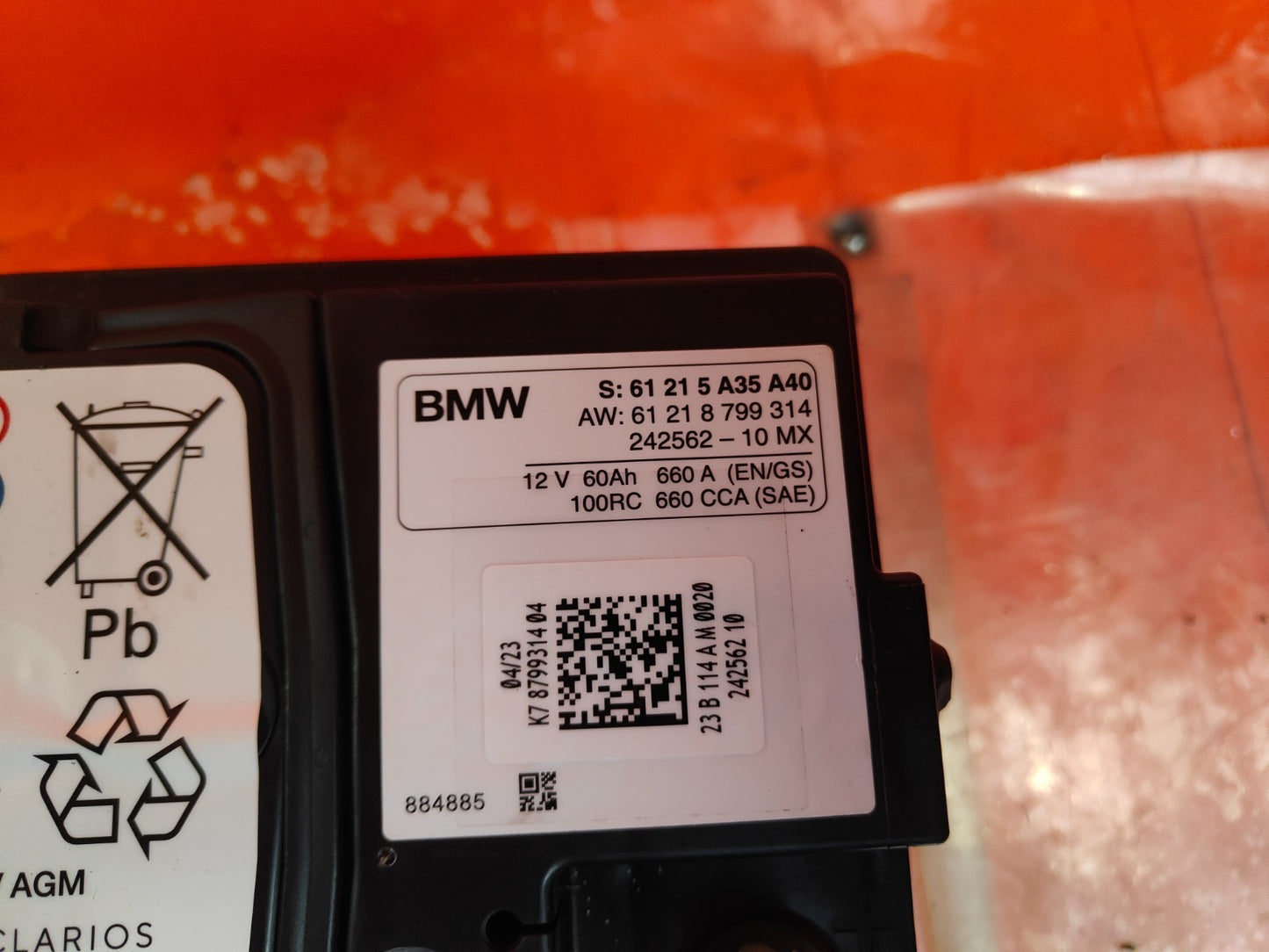 ✅BMW CLARIOS CAR BATTERY 12V 60Ah 660A 5A35A40 + WARRANTY xAA - Image 3