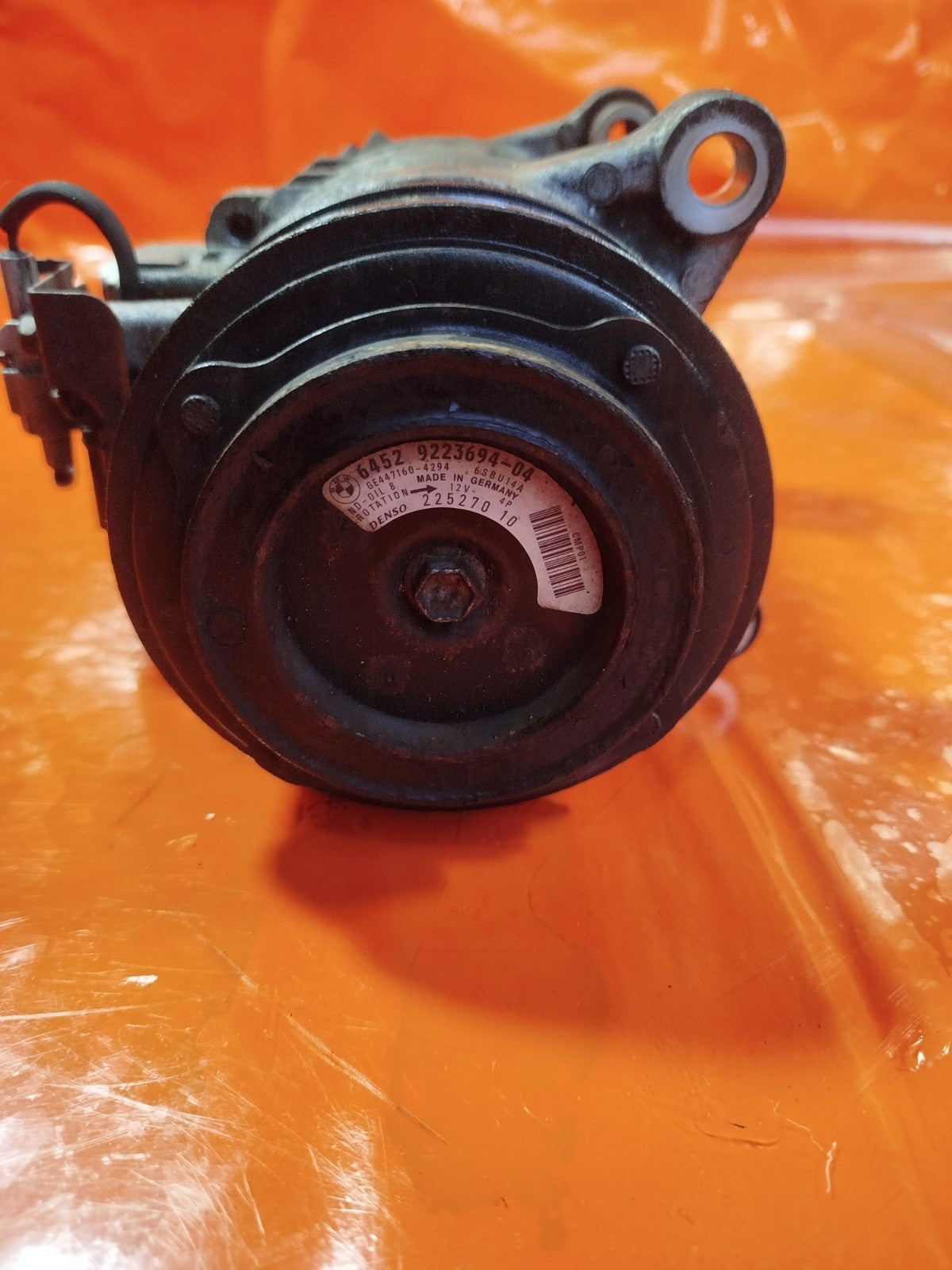 ✅BMW F30 320D 2.0 DIESEL 2012 N47D20O1 A/C AIR CON COMPRESSOR PUMP 9223694 A321 - Image 9