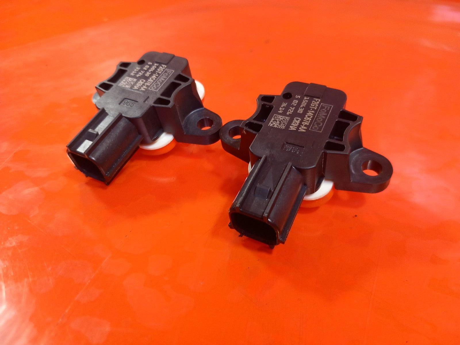 2019 Ford Galaxy MK3 Zetec Airbag Crash Impact Sensor x2 F2GT-14C676-AA A345 - Image 4